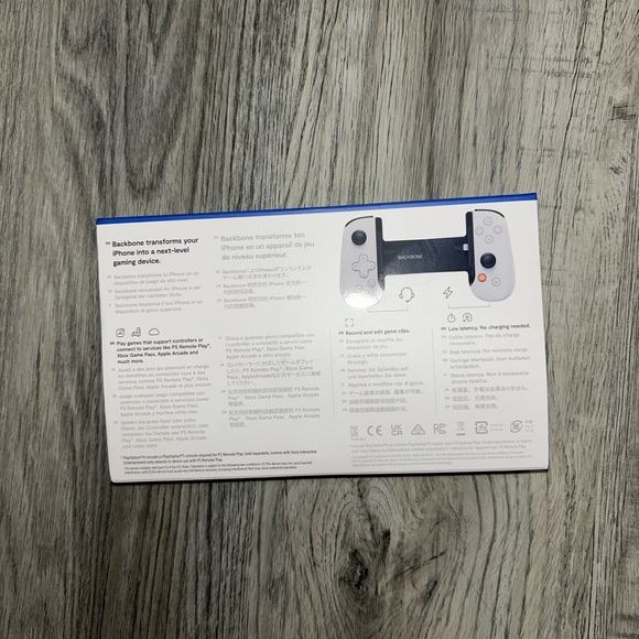 New Playstation backbone one lightning Sony